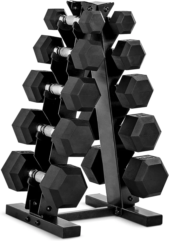 Compact Home Gym with CAP Dumbbell Set