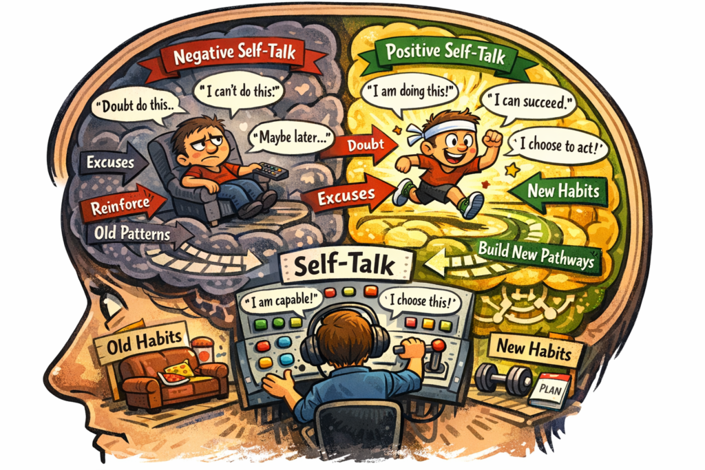 Self-Talk Is Not Just Thinking — It Is Conditioning