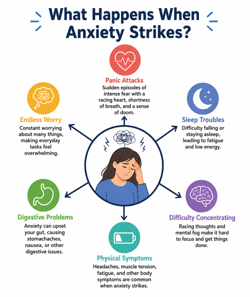 What Happens When Anxiety Strikes?
