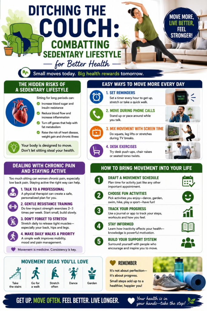 Ditching the Couch: Combatting Sedentary Lifestyle for Better Health