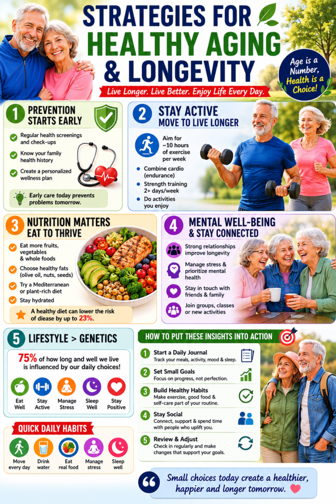Strategies for Healthy Aging and Longevity in 2026 Strategies for Healthy Aging and Longevity in 2026
