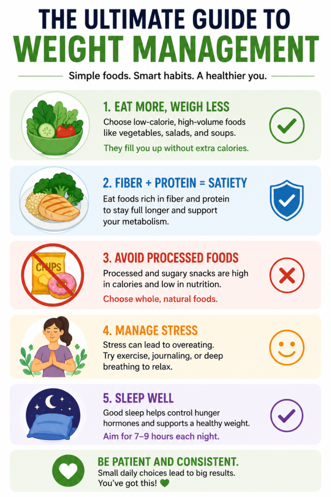 The Ultimate Guide to Weight Management